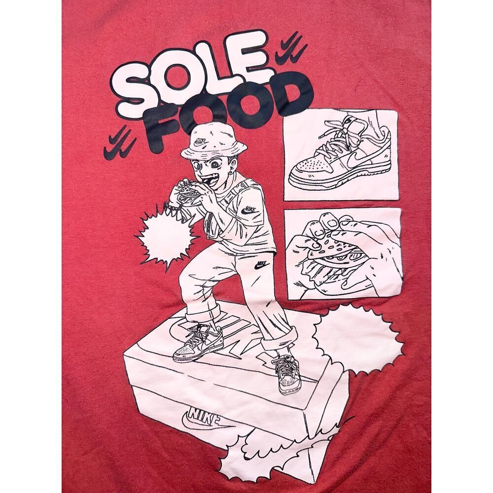 EUC Unisex Medium Nike Sole Food Graphic Print The Nike Tee SS TShirt